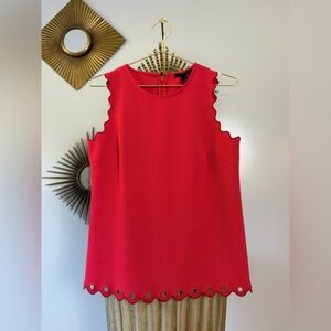 J. Crew - Red Sleeveless Top